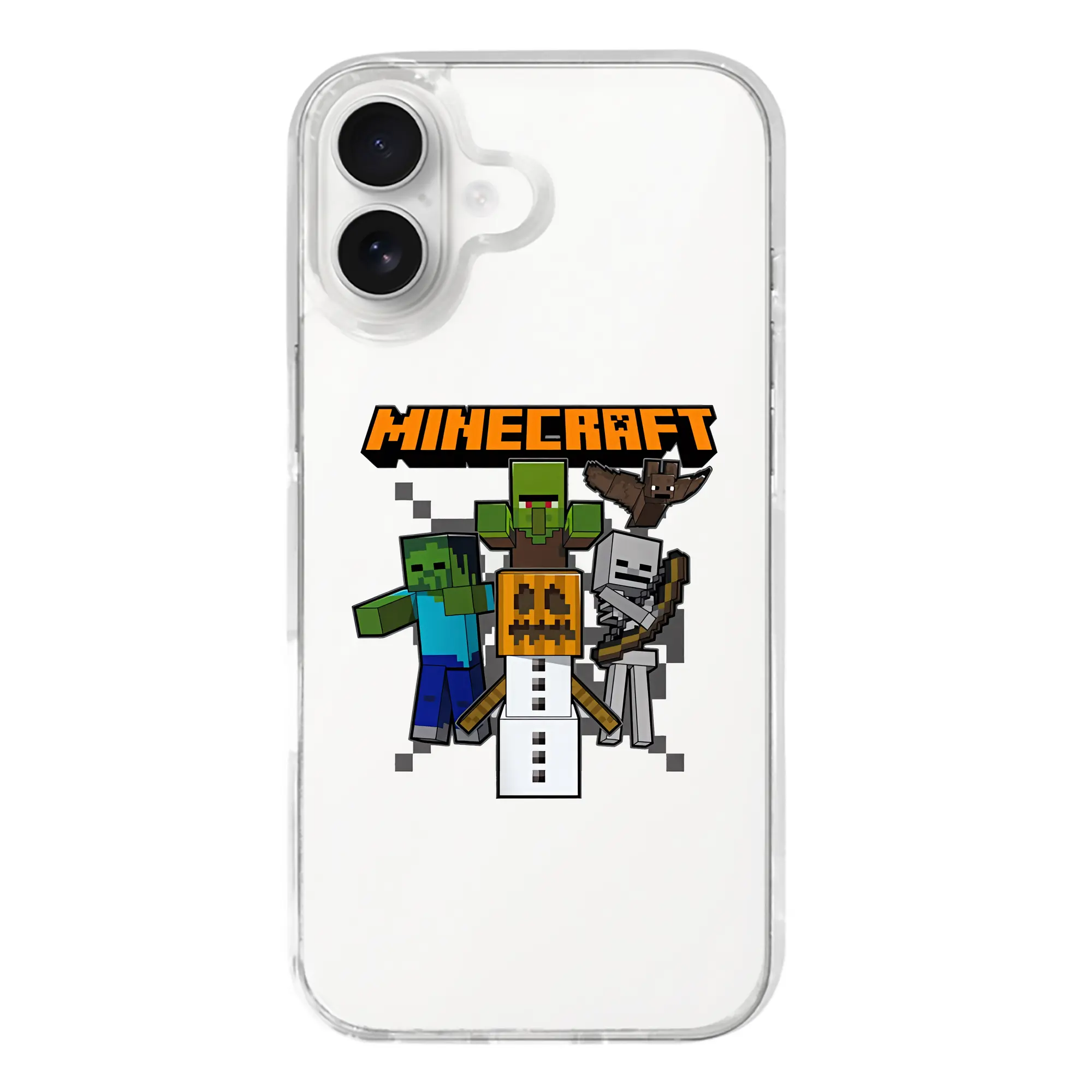 マイクラ グッズ  マイクラ - iPhone 17シリーズ 透明スマホケース – 薄型・耐衝撃・精密フィット保護カバー